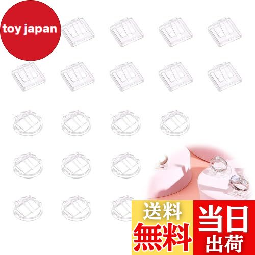 【送料無料】PAVIKEリングスタンド(2種 20個セット) リング ディスプレイスタンド 指輪 リング ディス..