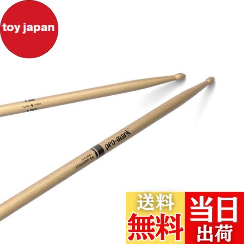 【送料無料】PROMARK プロマーク ドラムスティック ヒッコリー WoodTip 5A TX5AW 色：WoodTip、サイズ：5a