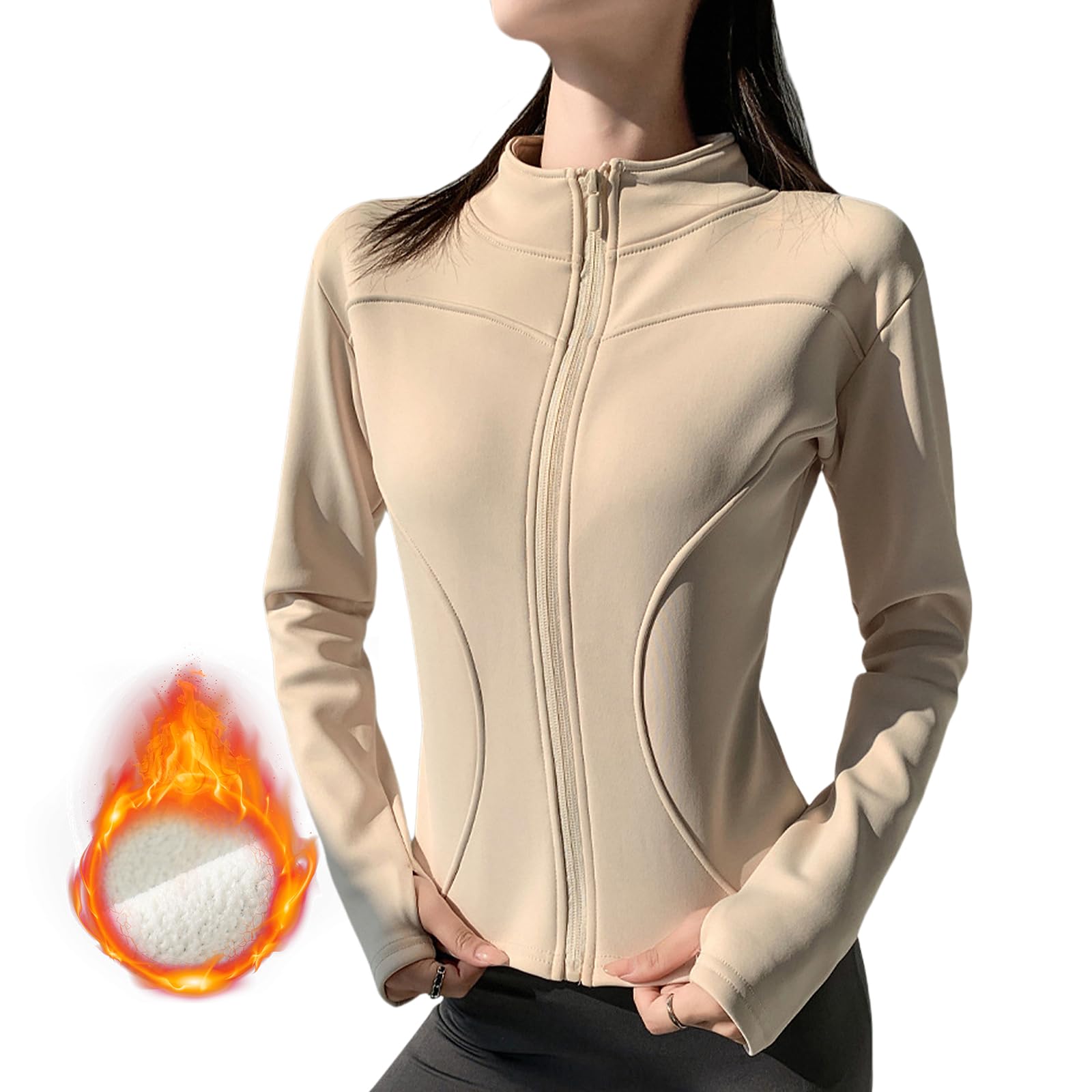 【送料無料】[Guooryvner] グオーリーブナー トレーナー レディース ジップ スウェット 長袖 コート ゆったり トップス オーバーサイズ 無地 韓国 カジュアル 体型カバー 裏起毛 シンプル 丸首 着痩せ クルーネック おしゃれ 可愛い 通 色：ホワイト、サイズ：Free Size