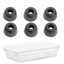 【送料無料】A-Focus イヤーピース イヤーチップ Jabra Elite 65t , Jabra Elite Active 65t , Galaxy Buds 等イヤホン用 シリコン製チップ Sサイズ 3ペア 【Fit In Case】 Glay (DZ3S)