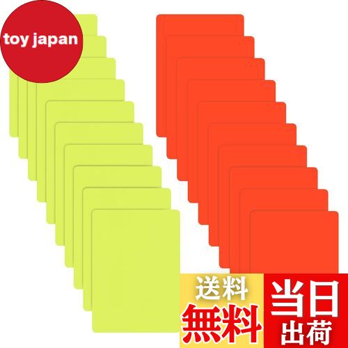 【送料無料】OLYCRAFT 10セット レフリーレッドカード 審判カード PVC 警告カード レッドカードとイエローカード レフリーペナルティカード レフェリ...