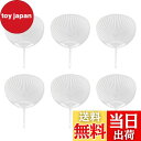 【送料無料】TVETE うちわ 骨 プラスチック製 白【6個入り】手作りうちわ 骨組み 骨のみ 頑丈 折れにくい うちわ 材料 推し活 応援うちわ コンサートに...