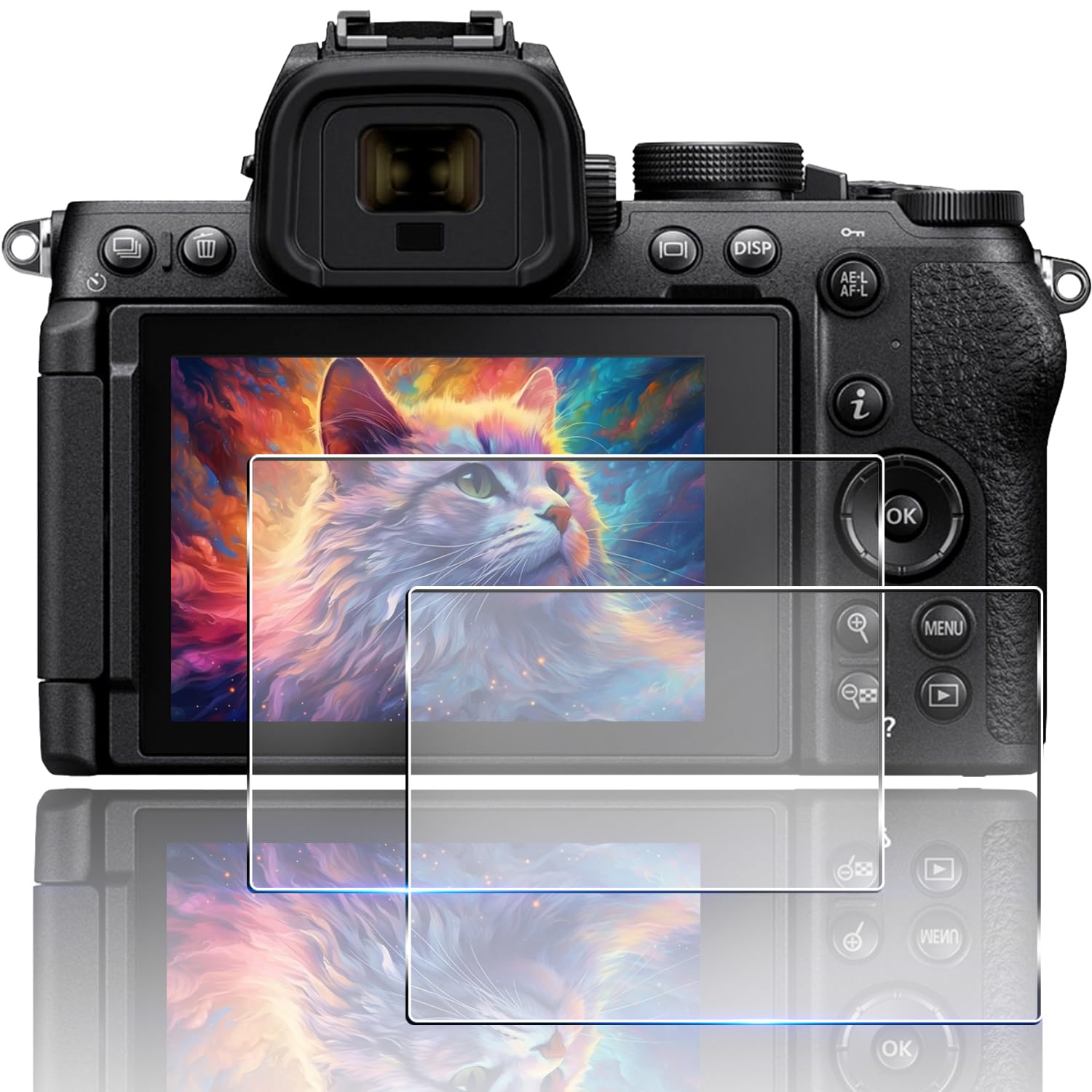 【送料無料】対応 Nikon Z50II ガラスフィルム 2枚セット 一体型レンズ保護フィルム 対応 Nikon Z50 II..