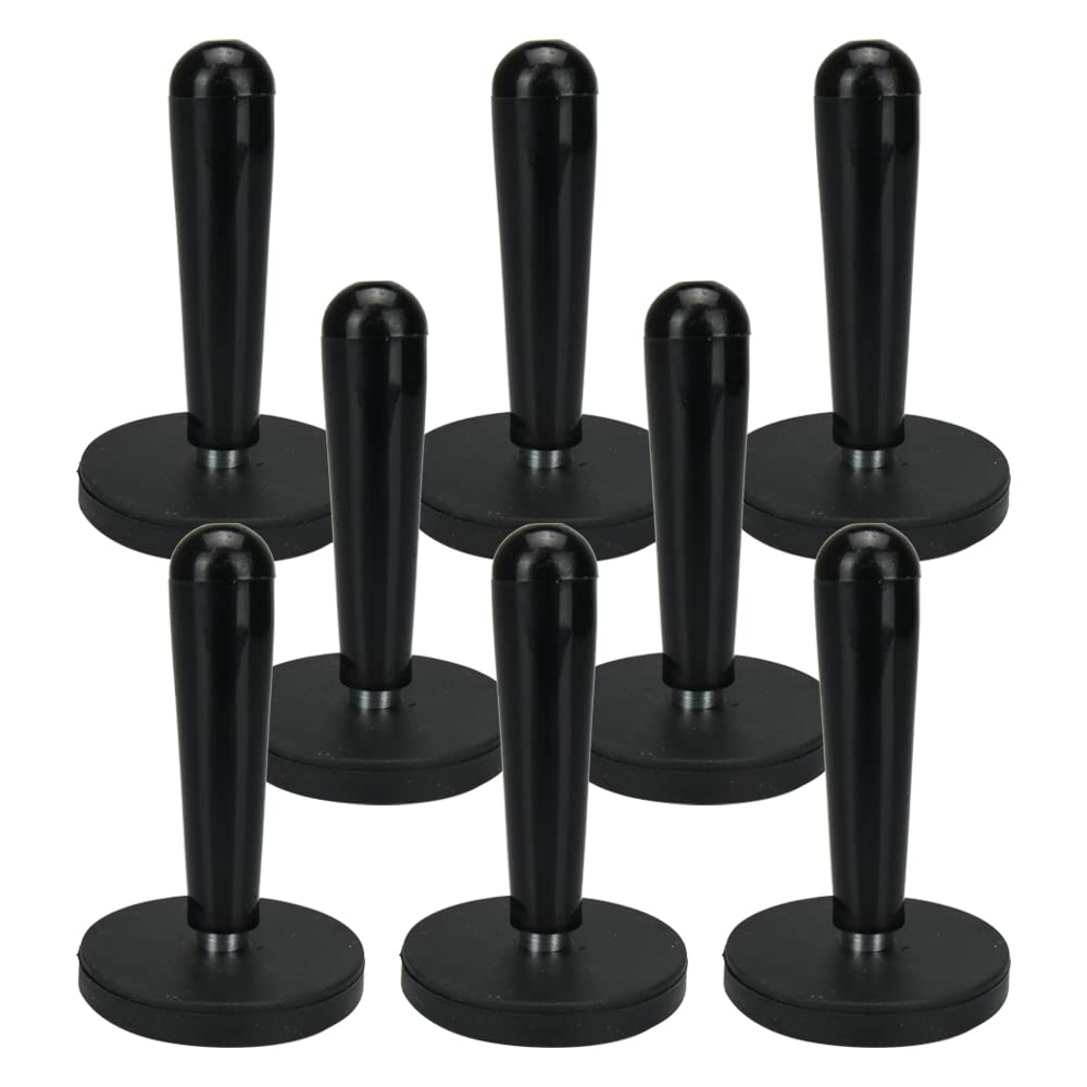 【送料無料】カーラッピング用マグネット 仮止め 固定 持ち手付き デカール DIY ハンドメイド (ブラック 8個セット)