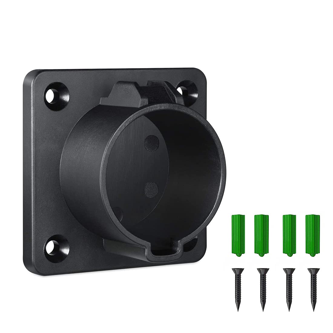 【送料無料】EVWING EV 充電器ホルダー SAE J1772 充電ホルダー EV充電ケーブルホルダーストレージ充電器プラグフ