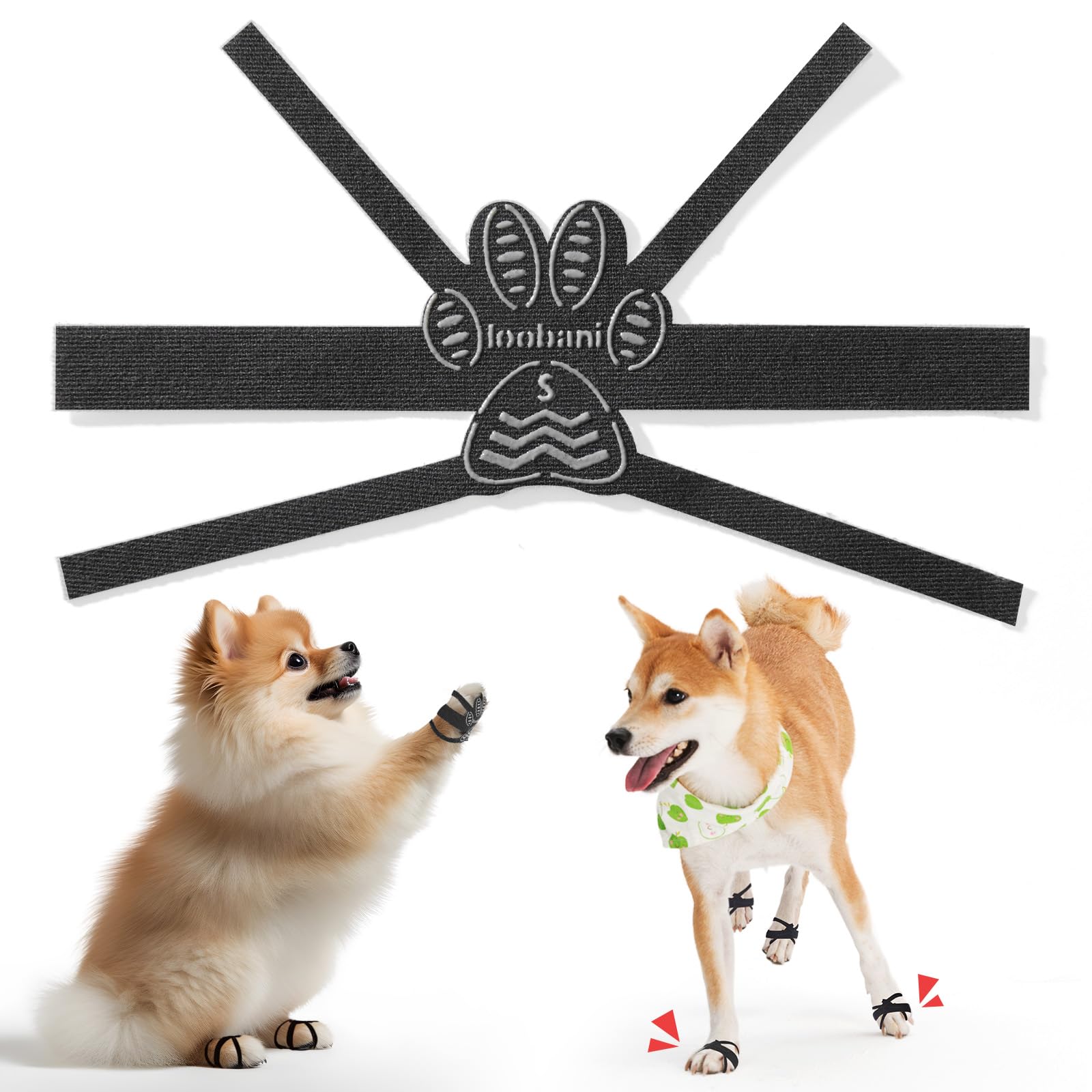 【送料無料】【改良バージョン】LOOBANI 犬 滑り止め 足 に 力 が 入ら ない 老 犬 滑り ...