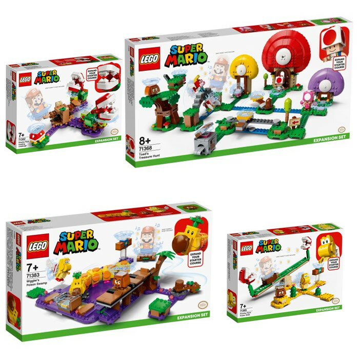 【送料無料】レゴ LEGO スーパーマリオ キノピオ と 宝さがし 71368 ＆ パックンフラワー ...