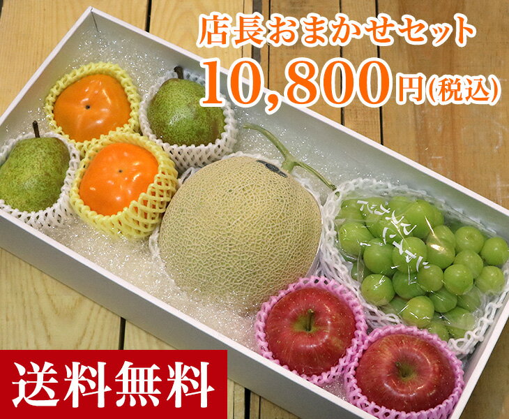 楽天しらさぎ青果【送料無料】おまかせセット 10,800円（税込） 【ギフト箱入り 贈答用 母の日 父の日 お中元 贈り物 ギフト 進物 お見舞い おまかせ セット フルーツ お取り寄せ うまい 果物 お祝い お返し 誕生日 お礼 お彼岸 敬老 お歳暮 果物セット 詰合せ 10000円 季節のフルーツ】