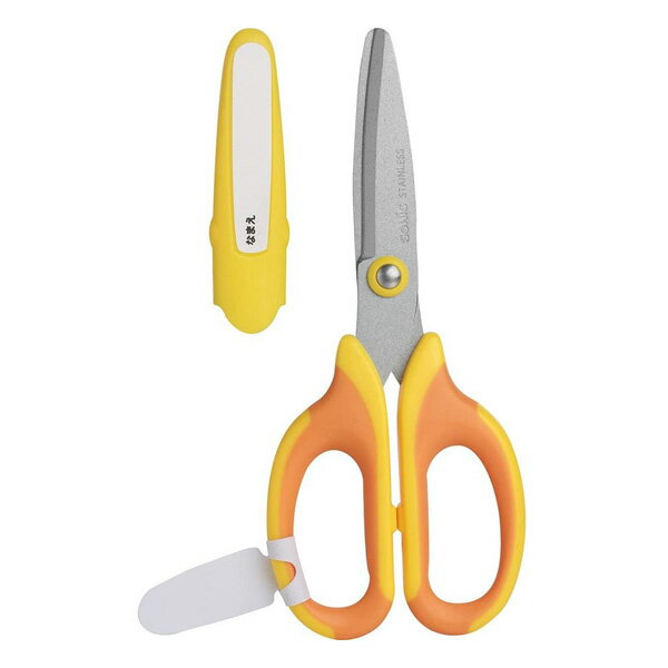 ソニック メガサク 学童用はさみ 黄 左利き用 左用