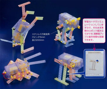 【ママ割エントリーでP5倍】キュートロボ (電池別売り) 手作り材料 夏休み/冬休みの楽しいロボット工作キット 手作りキット小学生の自由研究 自由工作 工作 キットに！