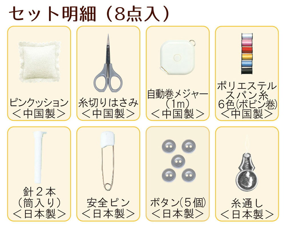 裁縫セット ソーイングセット ミニブリキ缶 シルバー