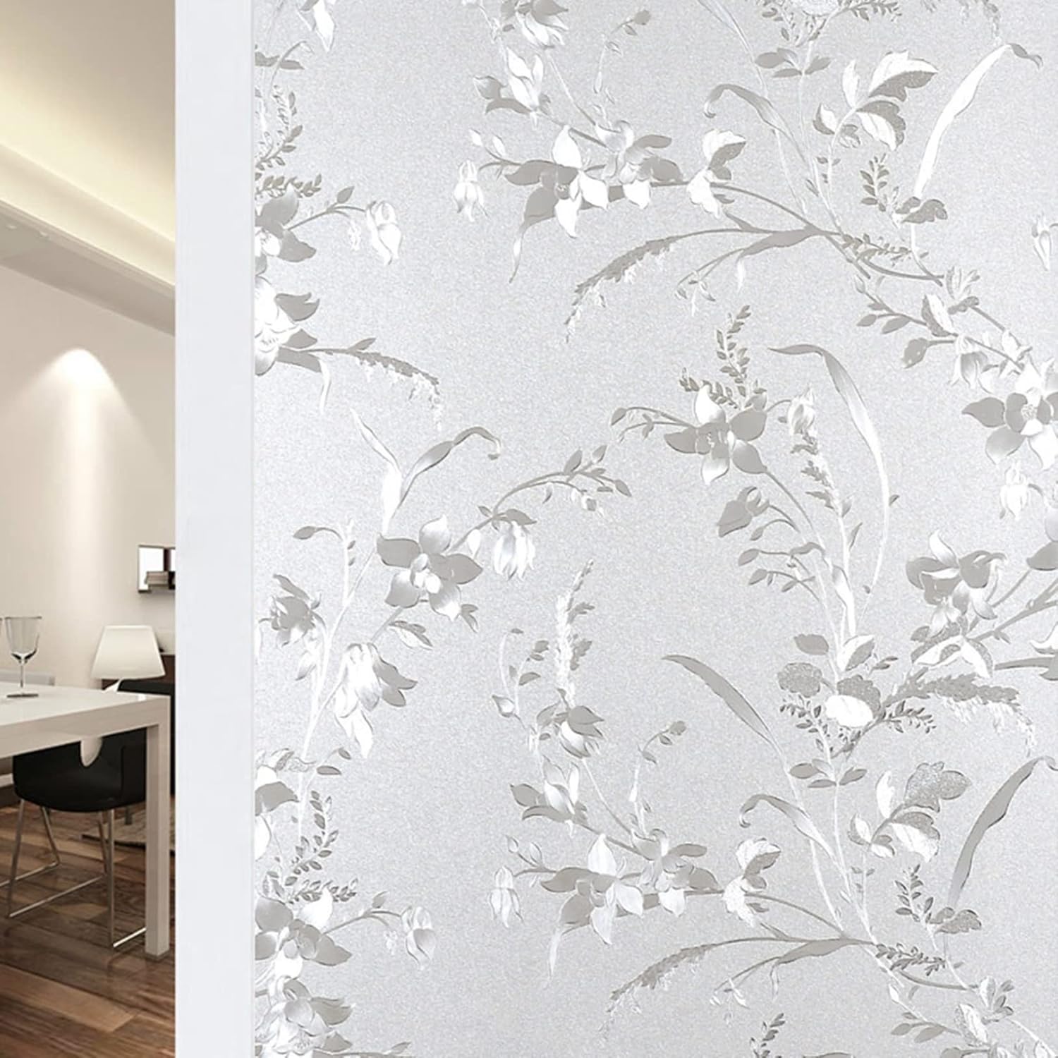 目隠し すりガラスフィルム 窓用 uvカット 断熱 遮光 外から見えない 剥がせる シール 水で貼れる 貼り..