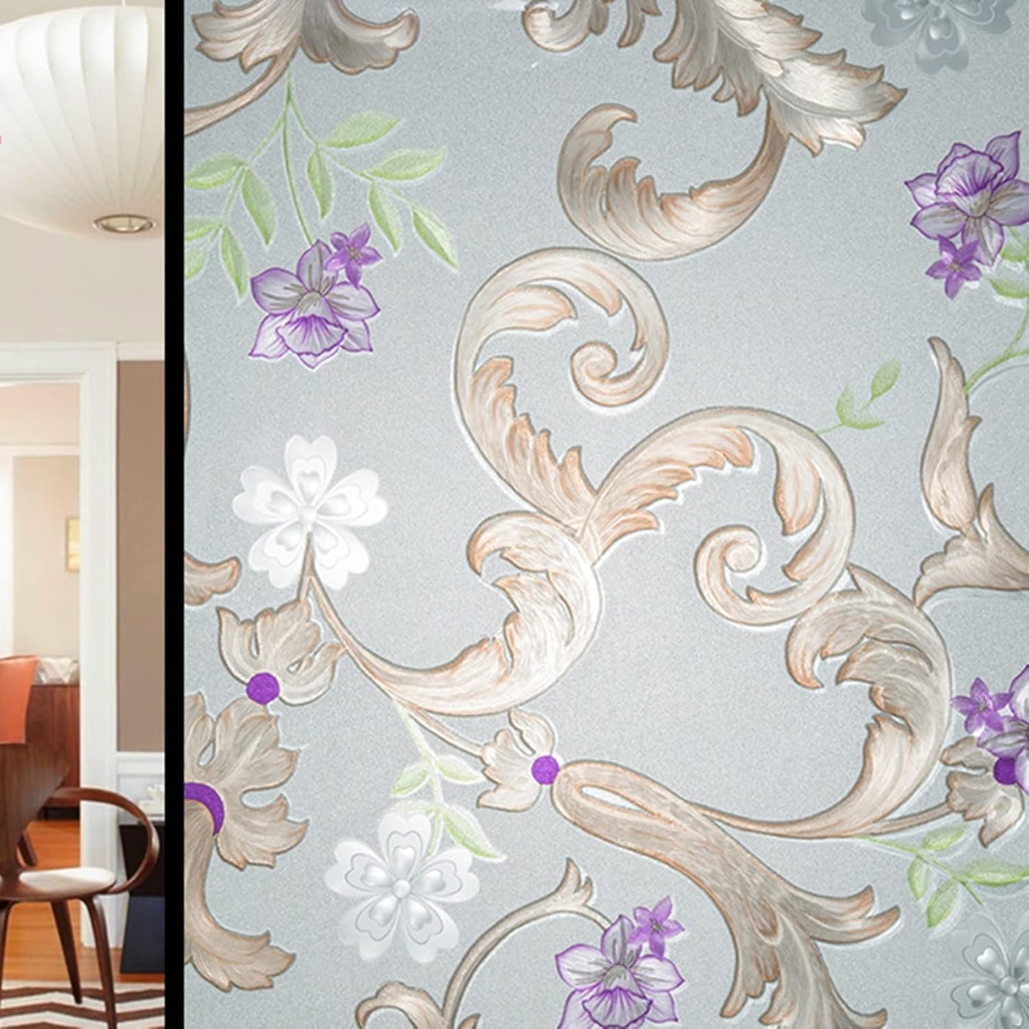 すりガラス 目隠しシート 窓用 断熱フィルム uvカット 遮光 はがせる ガラスシール 静電吸着 水で貼れる 貼り直し可 装飾 暑さ対策 破片飛散防止 子供部屋 レストラン 台所 移転祝い 新生活 2