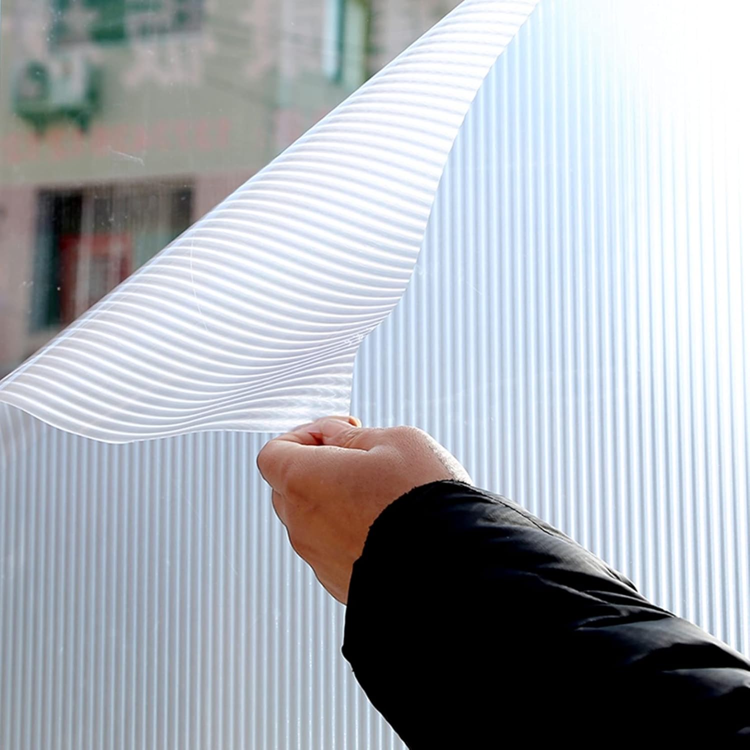 窓用フィルム すりがらす目隠しシート アートガラス ガラス目隠しフィルム ガラス断熱シート 窓用 窓飾り ガラスに貼れるシート 水だけで貼れる 遮光 UVカット バスルーム ベランダ 台所 ベランダ