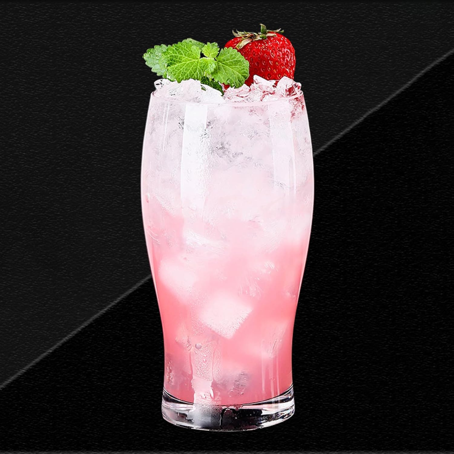 ガラスコップ 580ML オフィス 家族/バー/ピクニック/パーティーに最適 雑貨 家用 可愛い お茶 お酒 贈り物 飲み物 キッチン用 耐熱 ジュース ミルク ティー コーヒーカップ マグカップ カ