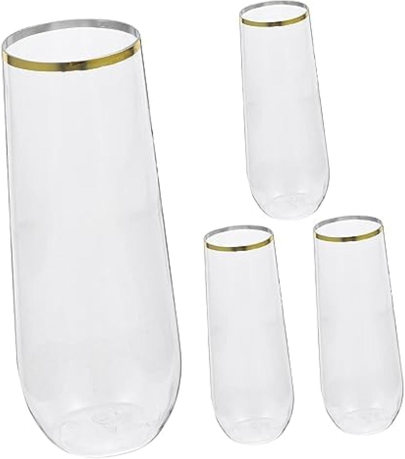 4個 シャンパンフルート 乾杯グラス シャンパングラス ミモザグラス ワイングラス ゴブレット ドリンクグラス マティーニグラス ワインゴブレット 透明なワイングラス ハイボールグ