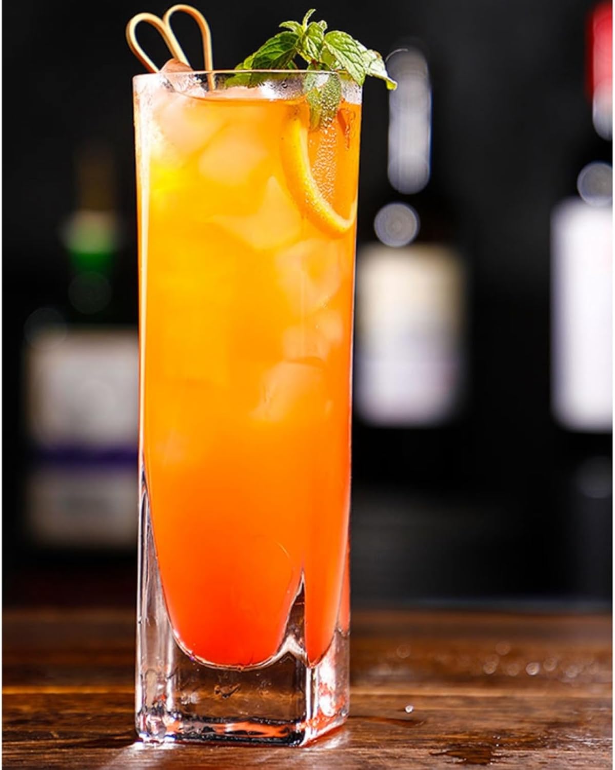 コリンズグラスガラス450mlカクテルグラスカクテルグラス酒グラスおしゃれお酒男性/父親にプレゼントスイングバーウイスキーマティーニ酒タンブラーカップフルーツカップビールジョッキワイングラス