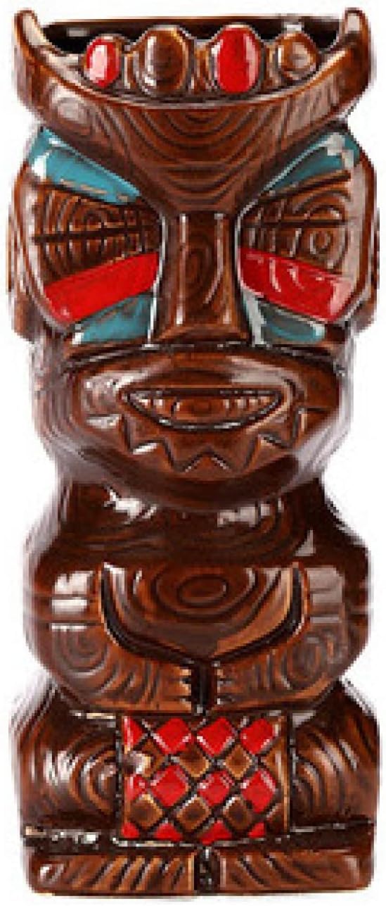 カクテルグラス セラミック 450ml カクテル ホーム マグカップ ハワイアンカクテルマグ パーティー 贈り物 プレゼント バー ドリンク ティキマグ ティキカップ