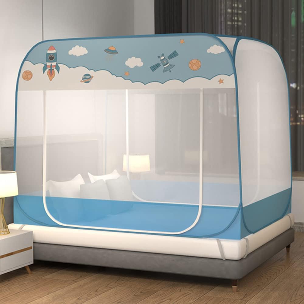 蚊帳底付きシングルベッド用ダブルベ...