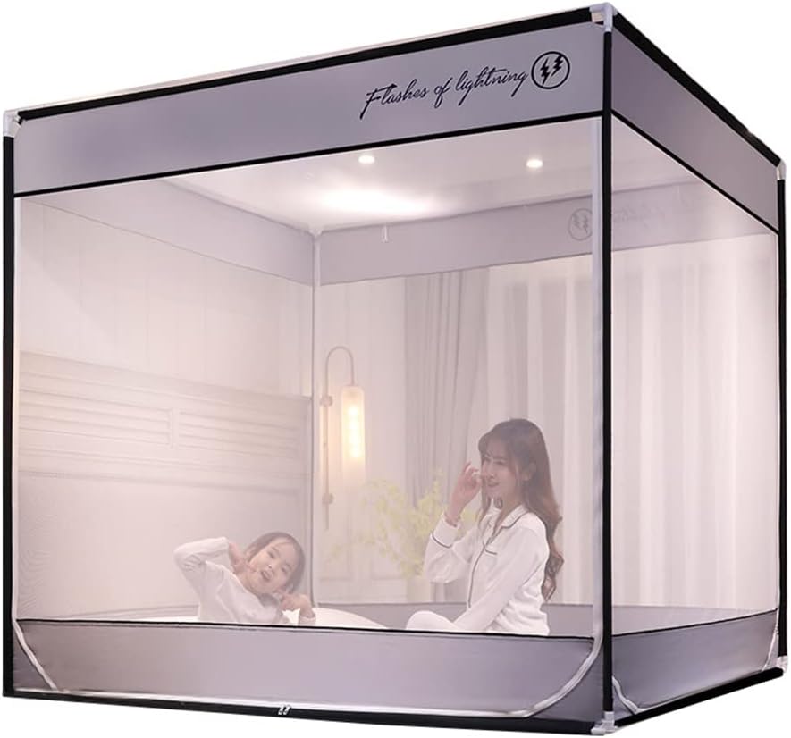 モンゴルテント 蚊帳 ワンタッチ 蚊帳テント 虫除け 三つドア 底付き ポップアップ 折り畳み式 安眠 子供 赤ちゃん 3サイズ キャンプ かや 転落防止 収納便利