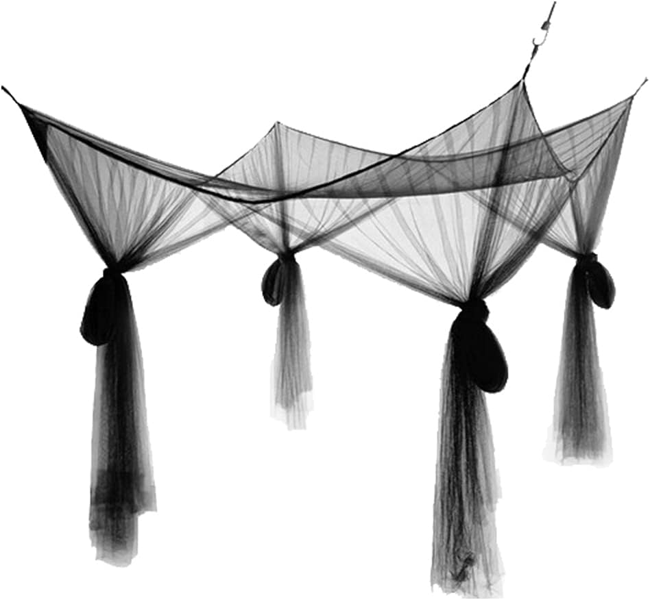 4コーナー蚊帳、蚊帳ネットフルサイズ高級蚊帳キングサイズベッド用の4コーナーポストデザイン