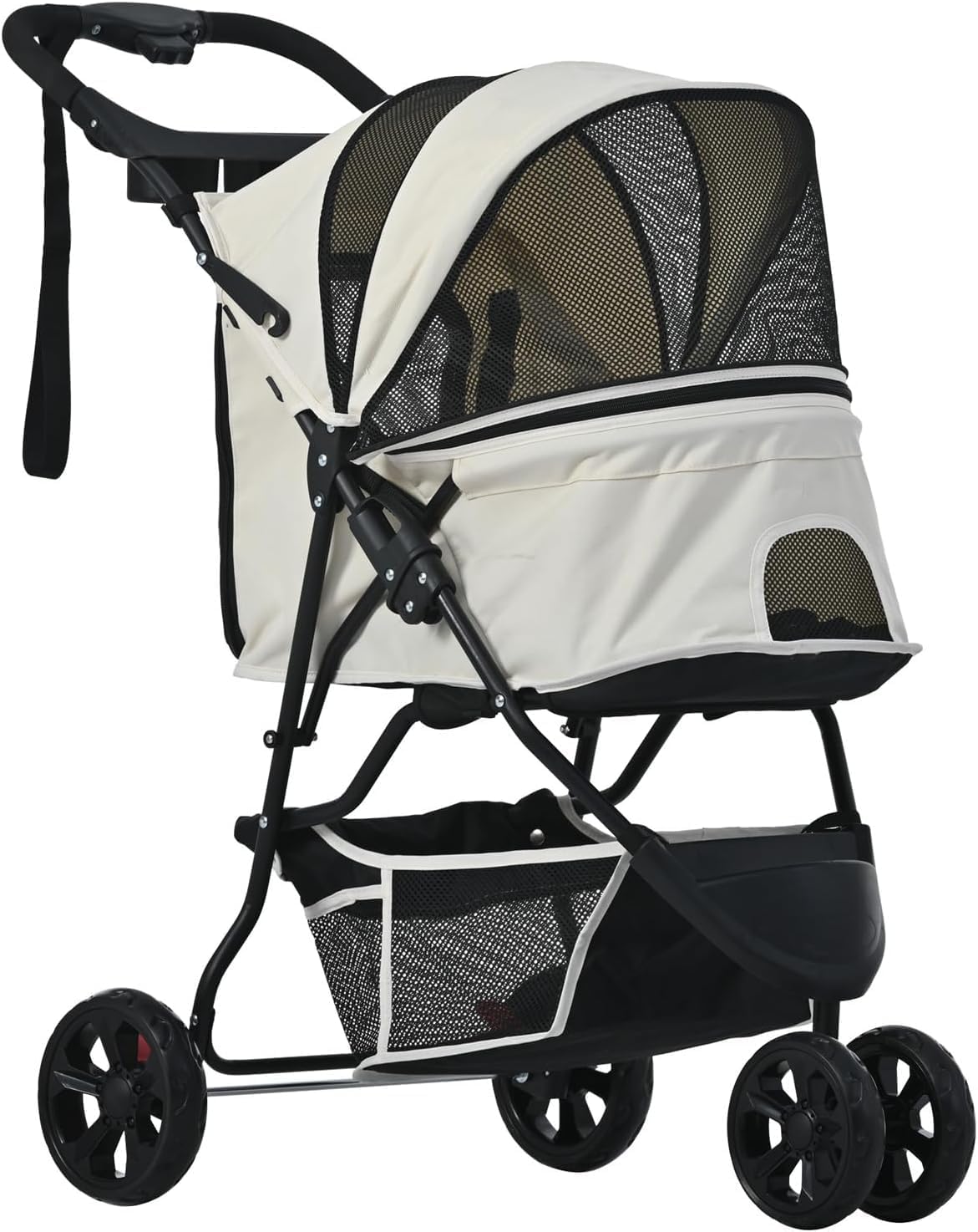 ペットカート 犬 バギー 小型犬 中型犬 猫 多頭 カート 折りたたみ 3輪 ペットバギー 犬用ベビーカー 前輪360°回転 後輪ブレーキ付き 飛び出し防止リード2本付き 散歩 外出便利 軽量 耐荷重