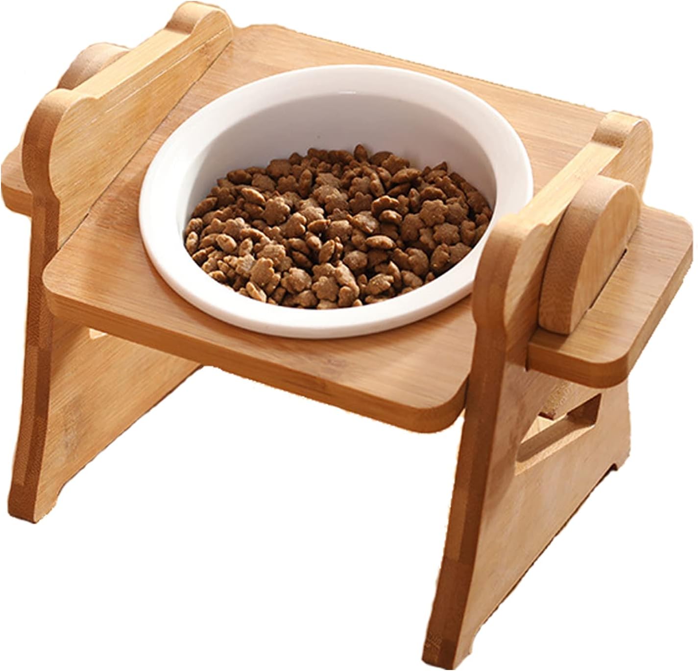 　　　 ◆◇◆売れている秘密◆◇◆ [安心・安全]：天然竹を使用しており、表面コーティング加工によりバクテリアの繁殖を抑制します。食品グレードの陶器は有害物質がなく、食後に簡単に掃除でき、とても清潔で衛生的です。猫は安心して食べることができ...