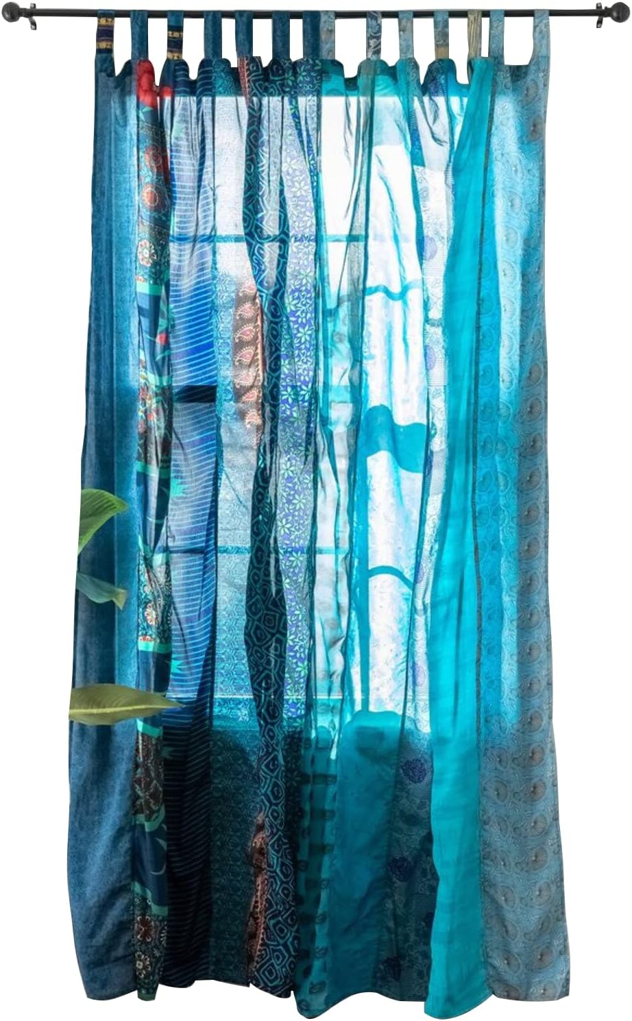 カラフルカーテン ライトフィルター ? ボーホーカーテン、ベッドキャノピーパネル、タペストリーまたは..