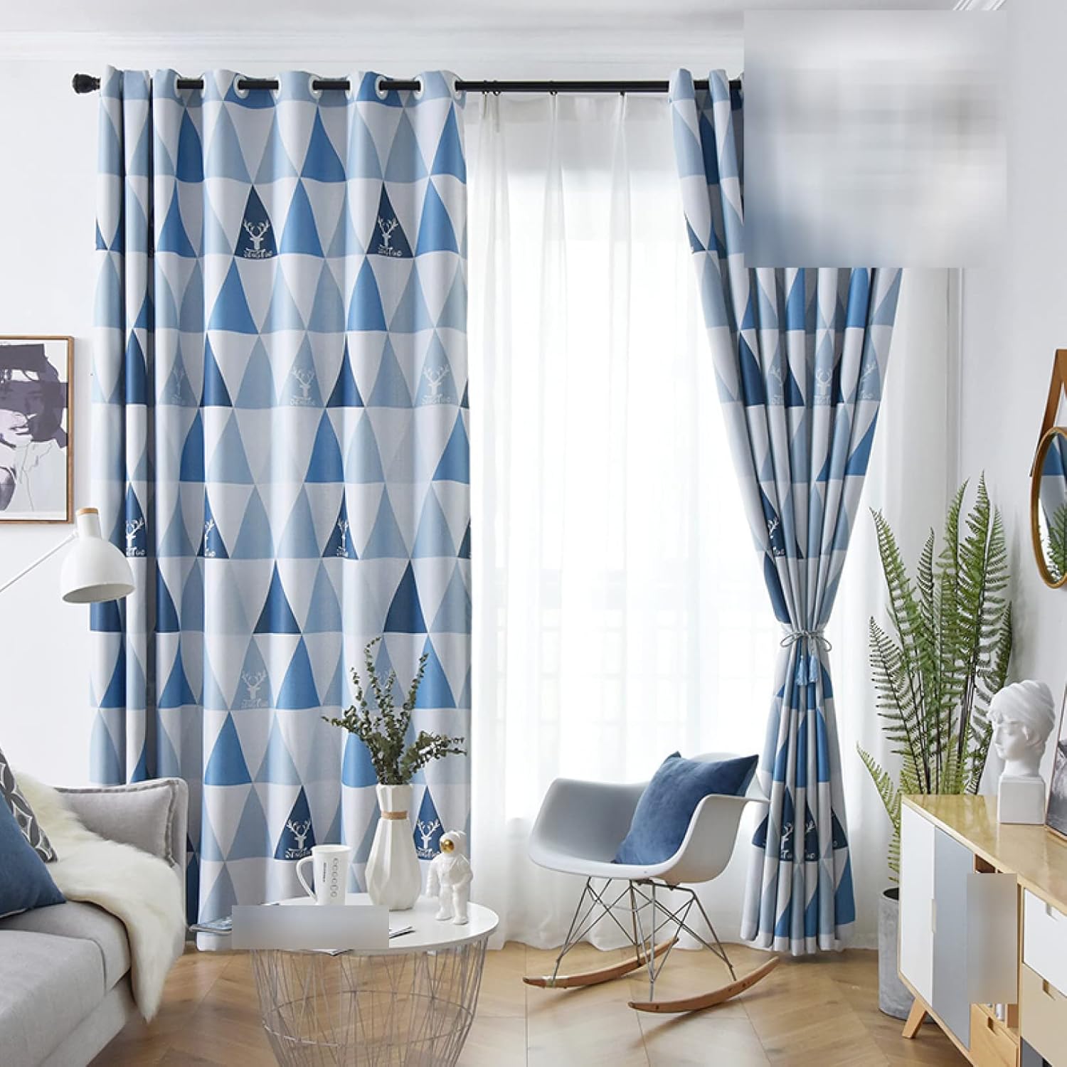 ドレープカーテン 遮光カーテン 1枚入 おしゃれ デザイン 北欧 間仕切り ベッドルーム インテリア 子供..