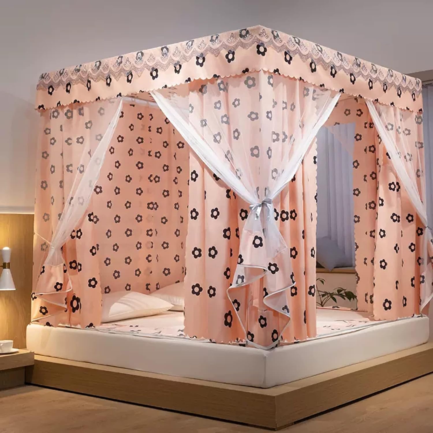 ベッドカーテン、蚊帳姫遮蔽ベッドカ...