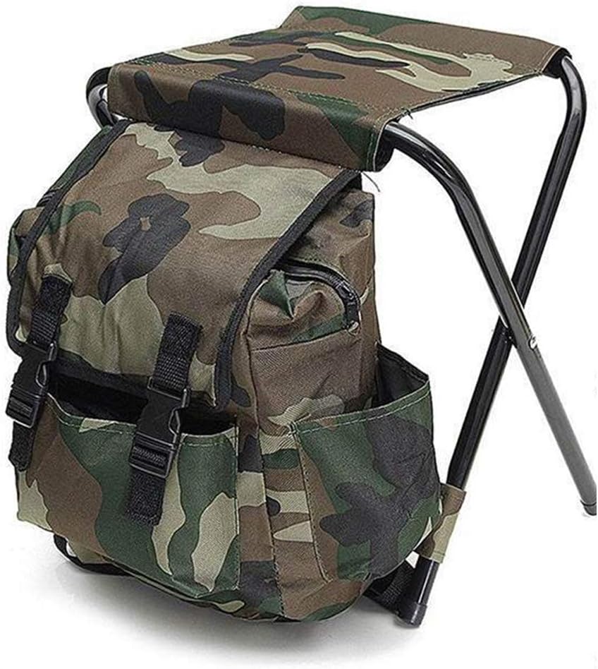 楽天Funny Life 楽天市場店【一台多役】チェアバッグ スツール アウトドア 折りたたみチェア バックパックチェア 自衛隊 椅子付き 超軽量 耐荷重100kg 持ち運びやすい 収納簡単 多機能 大容量 登山 釣り キャンプ 屋外