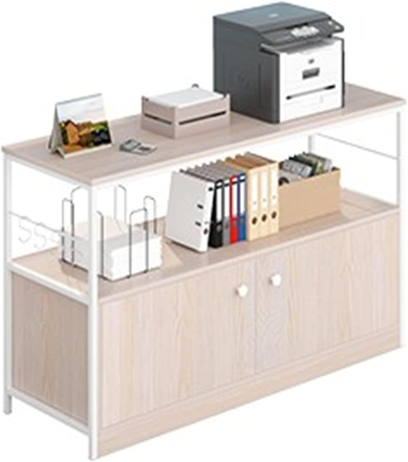 プリンター台 プリンターラック ファイルキャビネットオフィスキャビネットテーブルファイルデータ仕上..