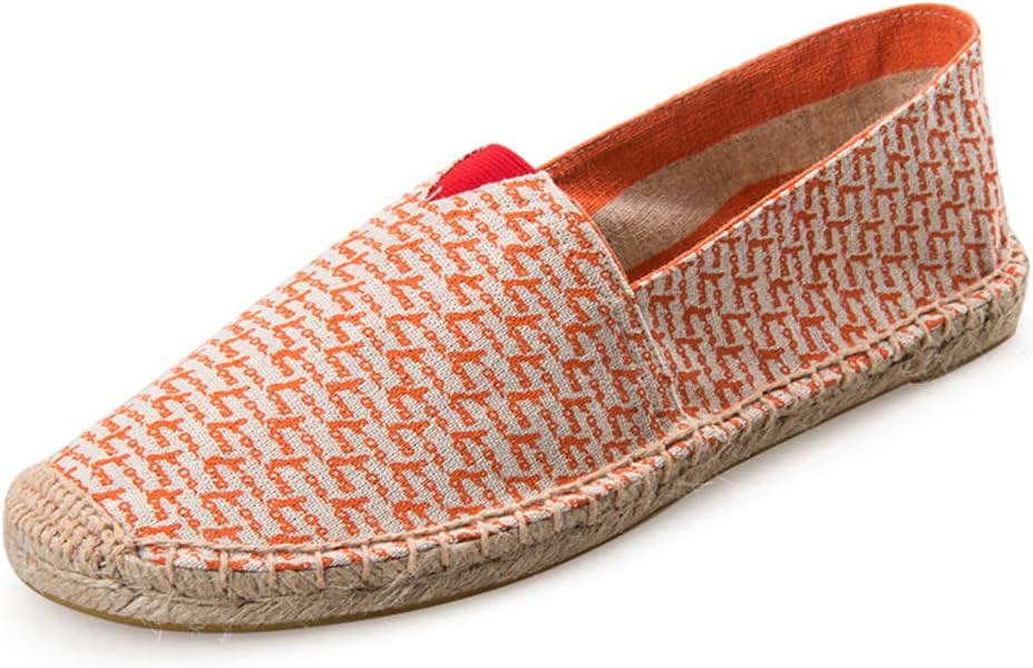 エスパドリーユシューズ メンズ レディース スリッポンスニーカー 無地 亜麻 男女兼用 リネン 大きいサイズ デッキシューズ 通気 蒸れない 防滑 履き心地いい コンフォート カジュアル ウォーキング