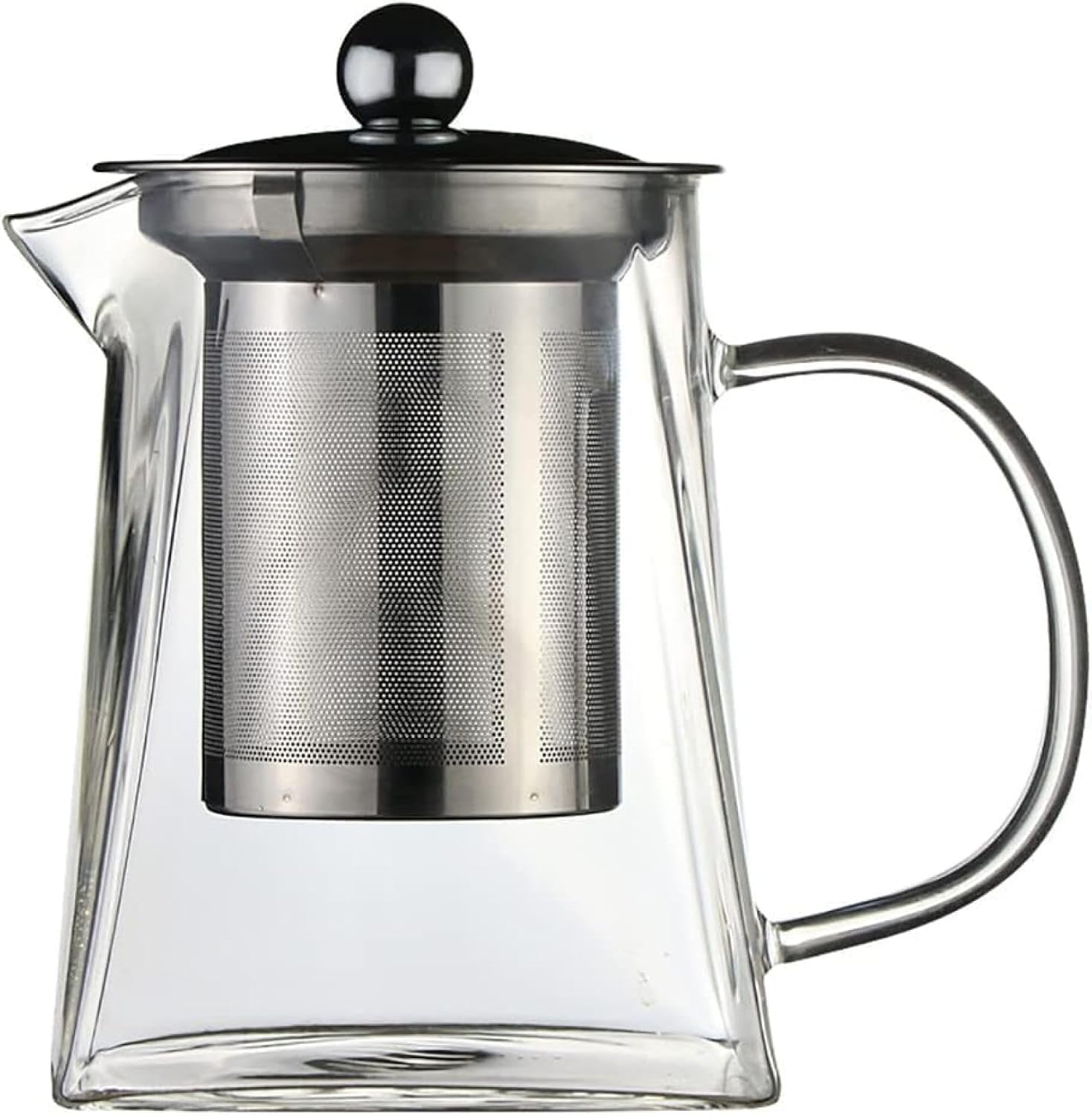 　　　 -------商品詳細------- 1、お茶と茶葉の美しい色合いを楽しめる透明なガラス製ティーポット。優雅なお茶会を演出します。 2、耐熱性があり非常に丈夫な耐熱ガラス製ティーポット。ステンレス製の蓋と茶こしも付属し、使いやすさ抜群です。 3、電子レンジにも対応しているので、簡単にお茶を温めることができます。便利さがさらにアップします。 4、ガラスとステンレス製なので、洗いやすさも抜群。茶こしを取り外してのお手入れも簡単です。 5、商品に問題があった場合、アカウントサービスを利用してカスタマーサービスにお問い合わせください。迅速に対応いたします。説明 "魅力的で洗練されたデザインの耐熱ガラスティーポット - 750ml容量、茶こし付き - 紅茶愛好家必見！"1、見た目が美しく透明なガラスで、色合いを楽しむお茶の時間をさらに豊かなものにします。2、耐熱性のあるガラス製で、丈夫で長持ち。蓋と茶こしはステンレス製で取り外しもスムーズです。3、電子レンジでのご使用が可能。熱いお茶を手軽に楽しむことができますが、直火はご使用いただけません。4、手頃な価格で洗いやすい。水で流すだけで簡単に洗えるので、お手入れも楽々です。5、万が一の場合も安心のカスタマーサービス。商品に問題があった場合は素早く対応いたしますので、お気軽にお問い合わせください。