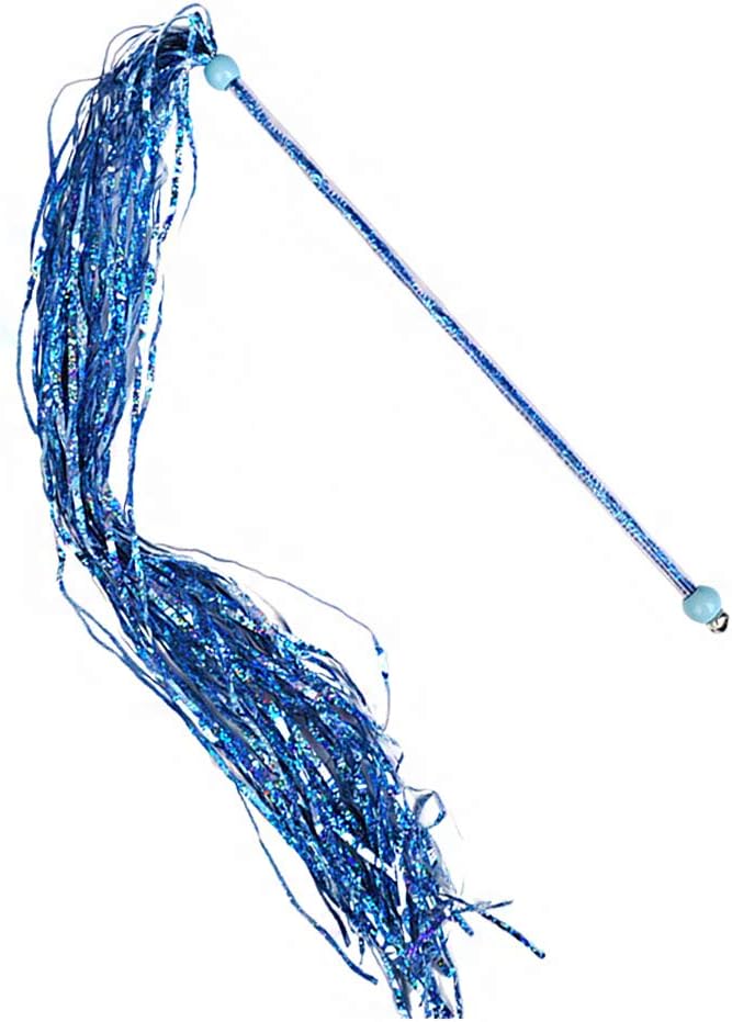 猫じゃらし かしゃかしゃ 猫おもちゃダイヤモンド紙の鐘長い棒軽量 運動不足 ストレス解消面白い猫に縁..