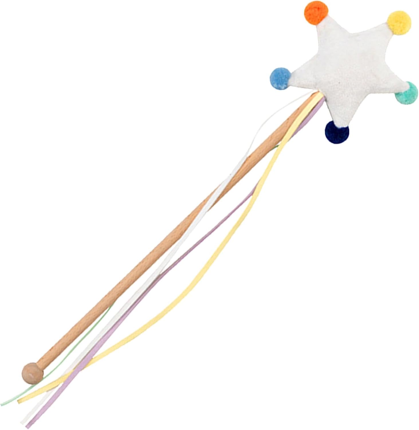 猫の杖、猫じゃらしのおもちゃ | インタラクティブな猫の杖のおもちゃ 猫からかい棒スタームーンクラウ..