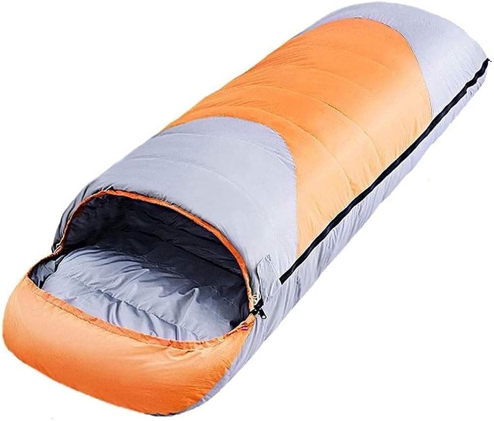 寝袋 屋外軽量の防水通気性キャンプ旅行のための暖かい寝袋 アウトドア キャンプ (Color : Orange サイズ : 80x220cm)