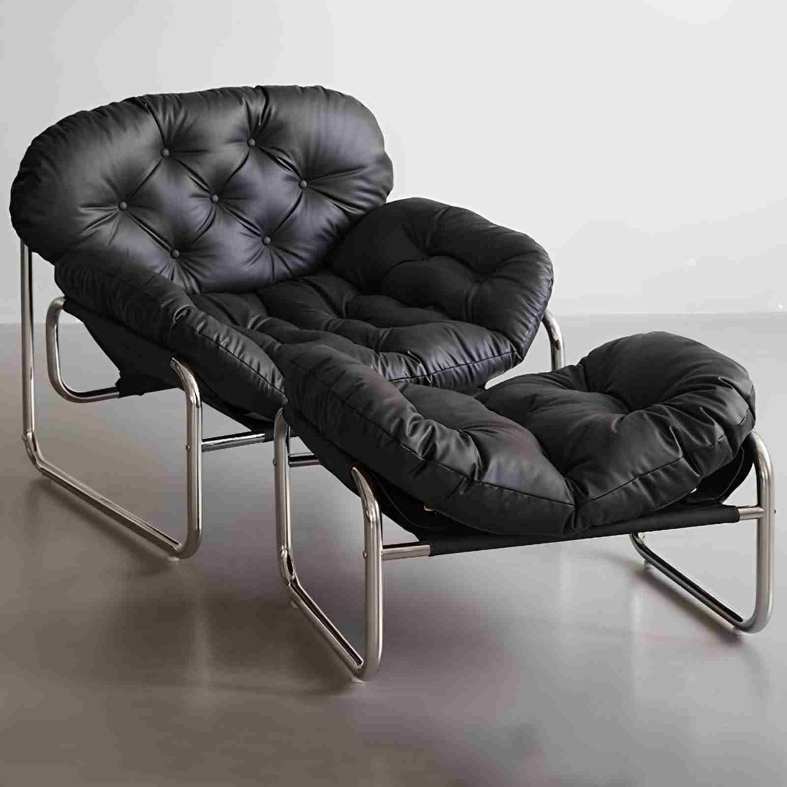 リクライニングチェア パーソナルチェア リラックスチェア PUレザー 1人掛け 読書椅子 バルコニーリラックス 楽椅子 高耐荷重 水や汚れに強い 組み立てが簡単 客間 寝室 家庭用 耐荷重300kg