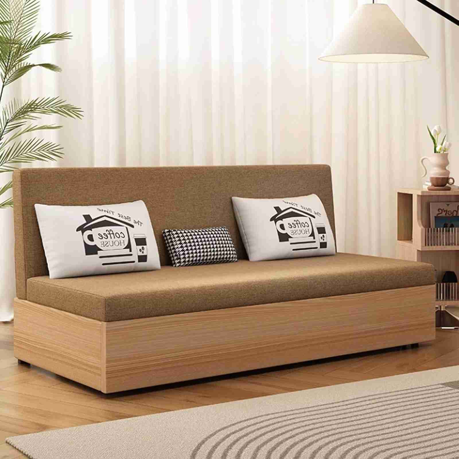 ソファベッド 折りたたみ 3WAYソファ ソファーベッド 500KGに耐えコンパクト 多機能ソファーベッド 高密度リバウンドスポンジ 折りたたみ コンパクト ストレージ設計 リビングや寝室など場所を取