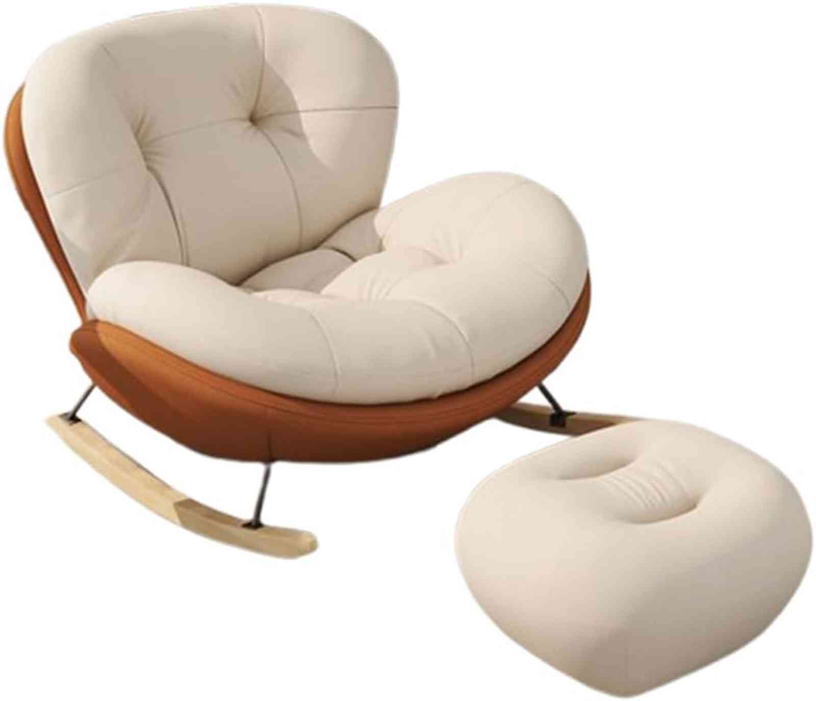 ロッキングチェア、リクライニングチェア、ペンギンチェア、怠惰なソファ、柔らかく、リクライニングまたは寝ることができる、大きな背もたれと厚い座り心地、リビングルームの読書、バルコニー、屋内、睡眠椅子、家