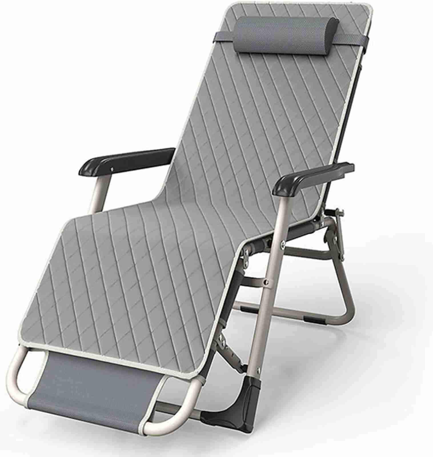 折り畳み リクライニングチェア 一人用 一人掛け 無重力チェア リラックスチェア サウナチェア フットレスト付 整い椅子 角度調整可 背付 肘掛け 枕つき レジャーベッド バルコニー 日光浴 休み オ