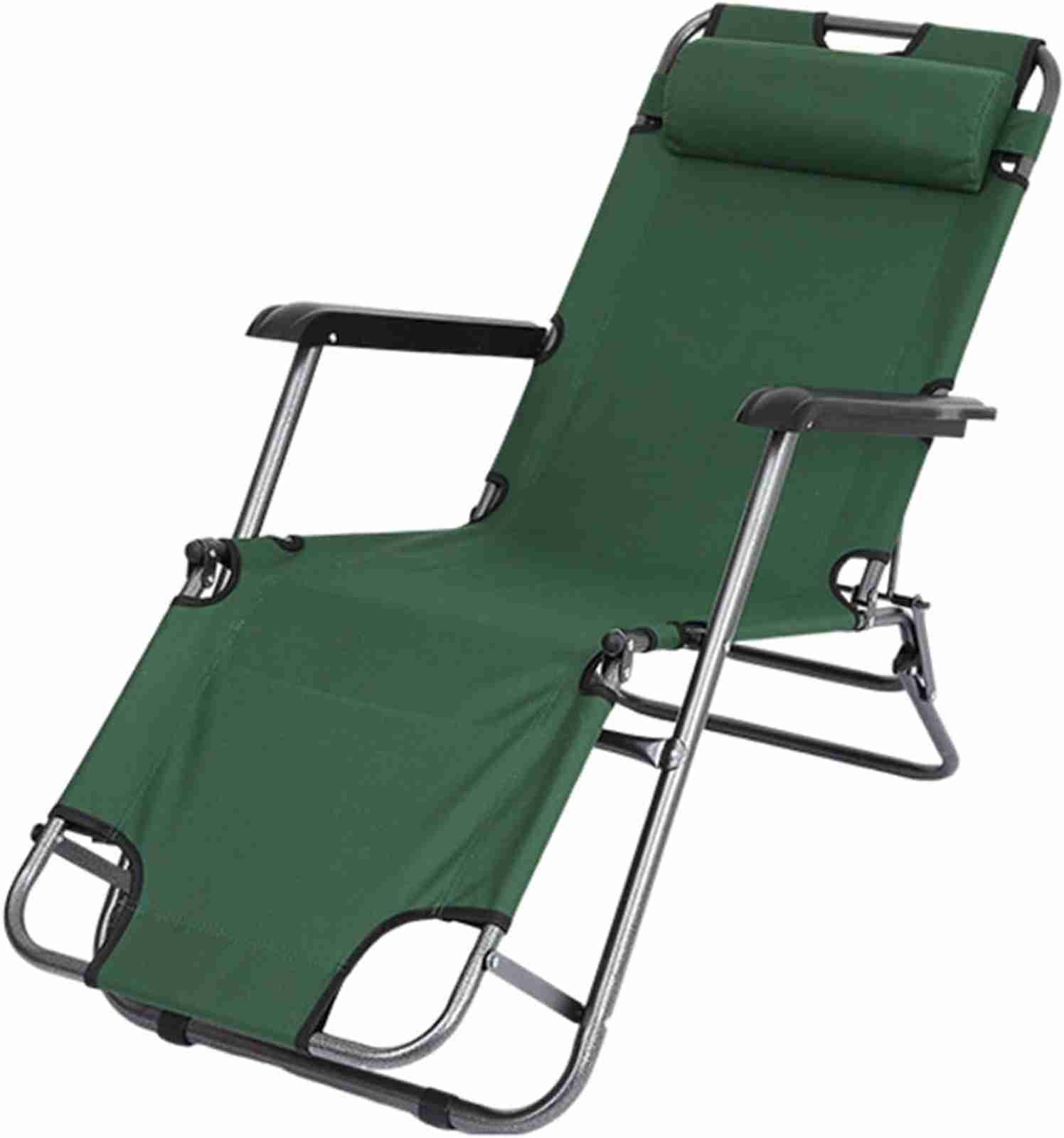 リクライニングチェア 折り畳みチェア 一人用 一人掛け リラックスチェア ラウンジチェア 背付 肘掛け 枕つき 仮眠 昼休み 昼寝 残業 オフィス アウトドア 持ち運び便利 コンパクト 組立不要 すぐ