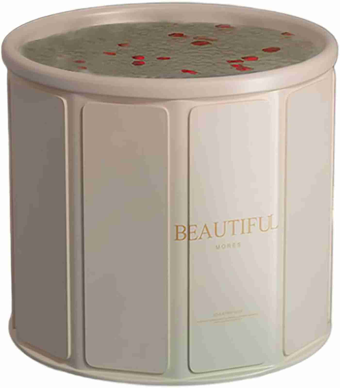 折りたたみ浴槽 ポータブルバスタブ ポータブル浴槽 折り畳み浴槽 折り畳み風呂 65x70cm 簡易バスタブ ..