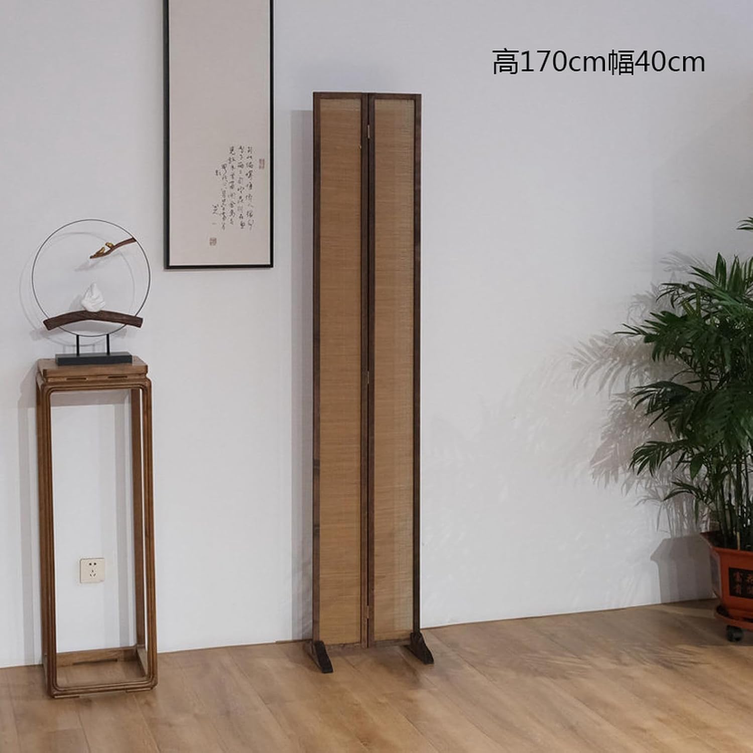 衝立 2連 170*40*2 完成品 高さ170/180 スクリーン 屏風 ついたて 和風 パーティシ...