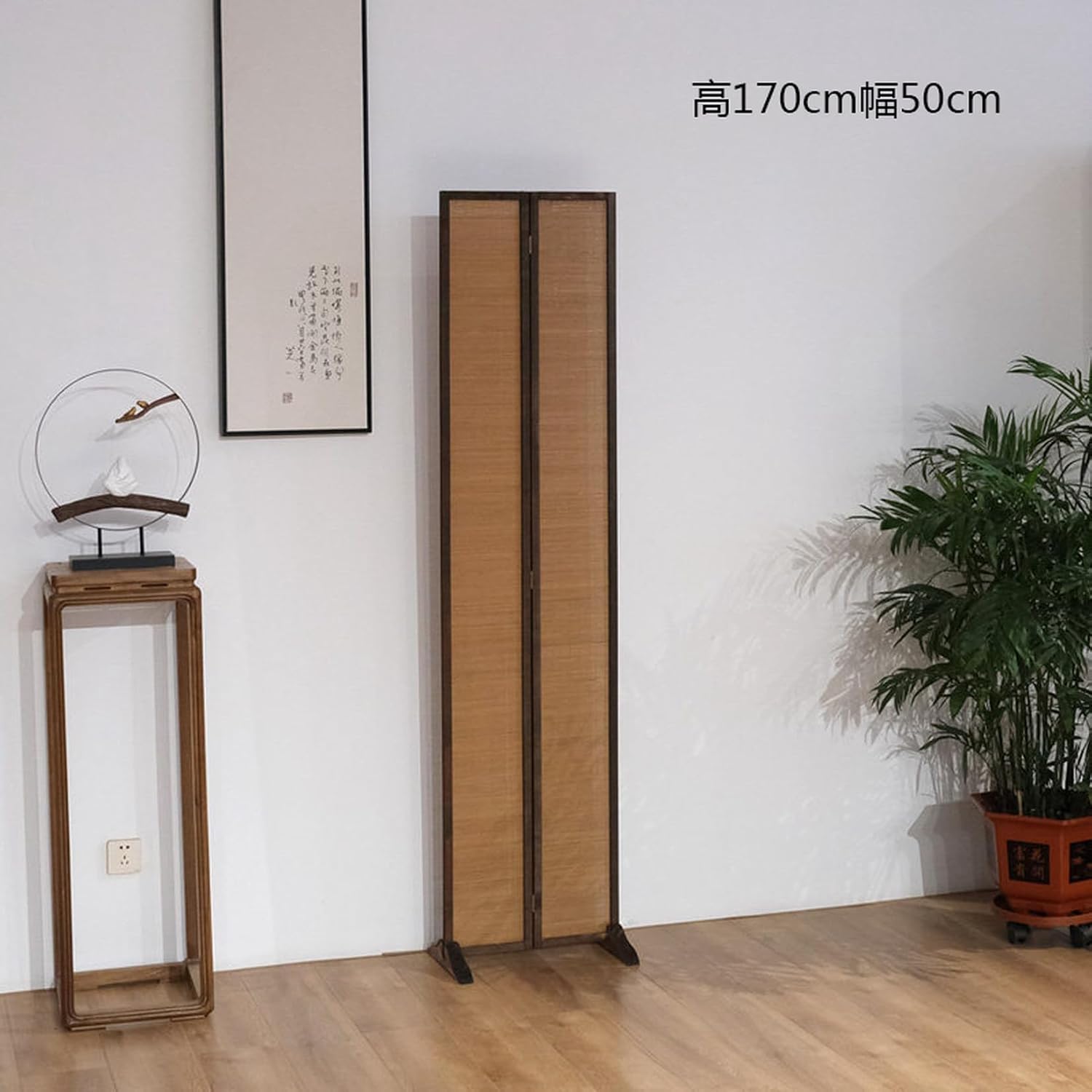 衝立 2連 170*40*2 完成品 高さ170/180 スクリーン 屏風 ついたて 和風 パーティシ...