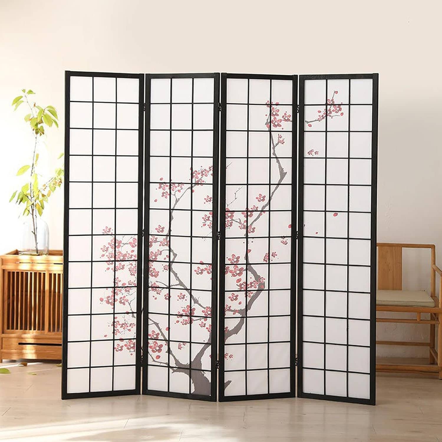 パーテーション おしゃれ タイプ1 自立 間仕切り 布製 収納 4連 高さ178cm パーテ...