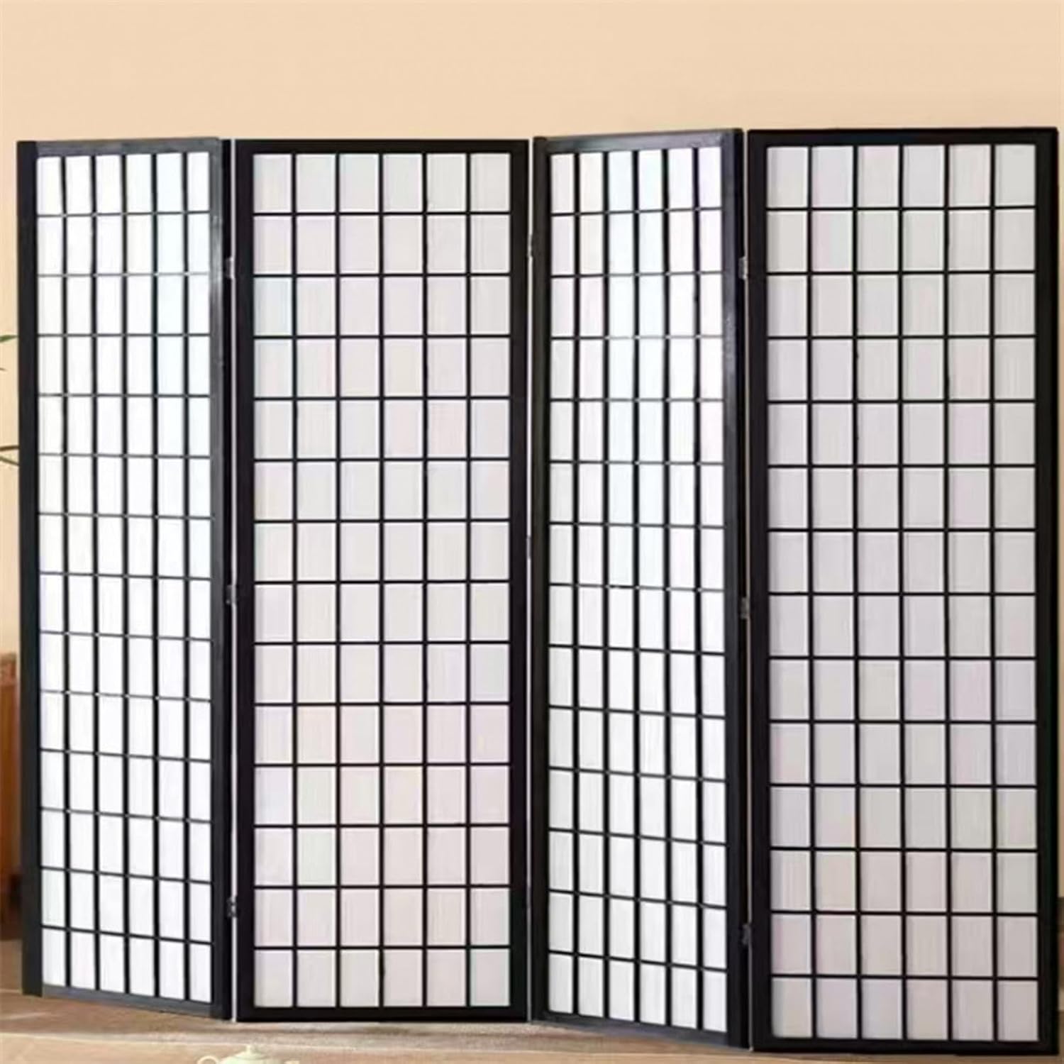 衝立 和風 178*44*3 2/3/4連 アジアン 遮光 風よけ ついたて 間仕切り パーテーション 部屋 仕切り 高さ178cm 天然木製 布 ベージュ ナチュラル ブラック 折りたたみ 持ち運び
