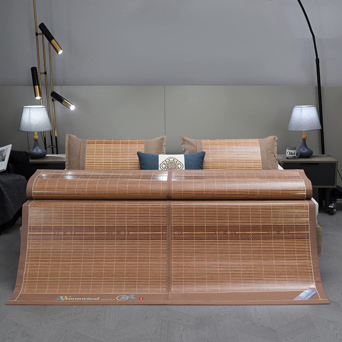 涼しいシーツ 籐シーツ 冷感 夏用 猛暑対策 10 マットレスパッド 凉席 お手入れ簡単 籐シーツ サマークールパッド ウォッシャブル 寝心地 寝具用 涼感 200*215 防ダニ 洗える 寝ござ 客