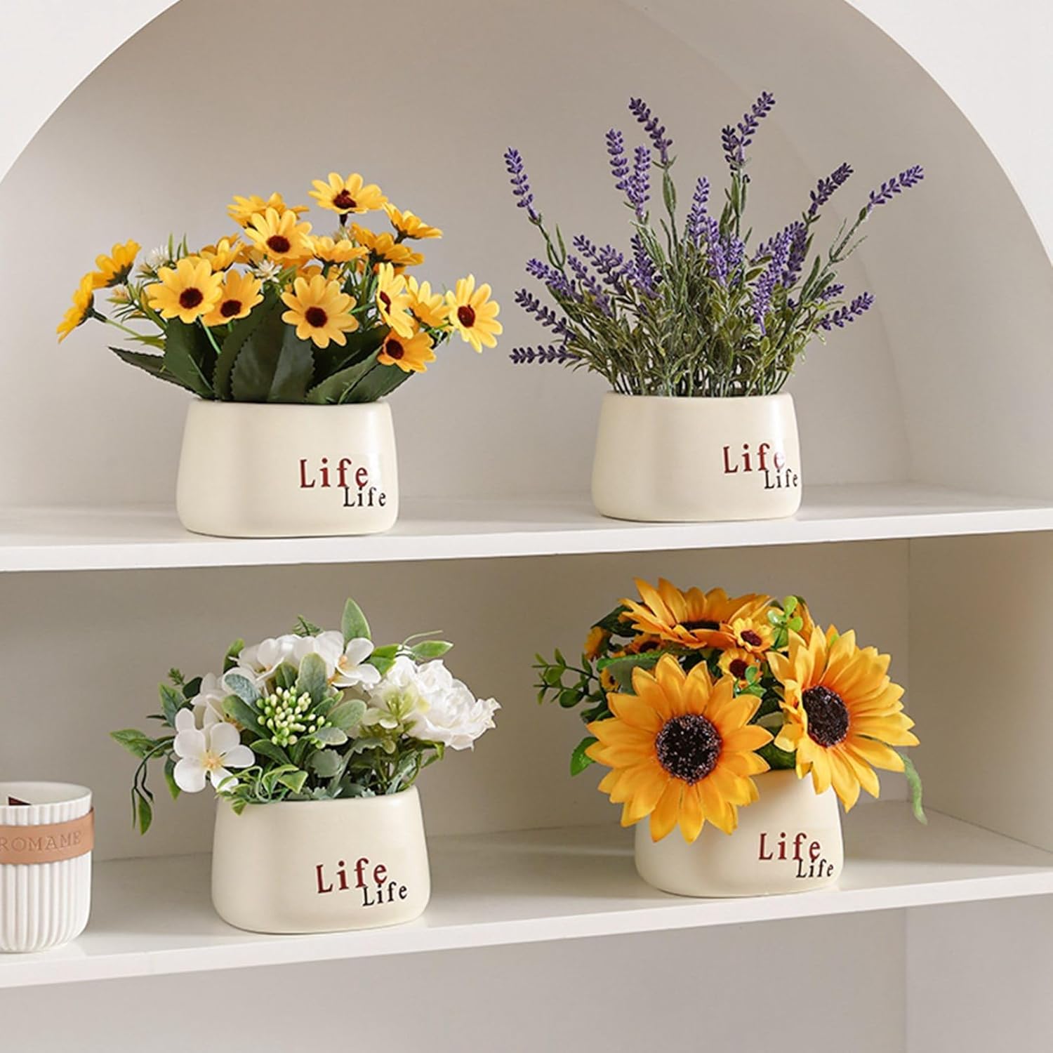 ヒナギク 造花セット 雛菊 造花インテリア 向日葵 ひまわり たんぽぽ アジサイ 花束 枯れない花 装飾花..