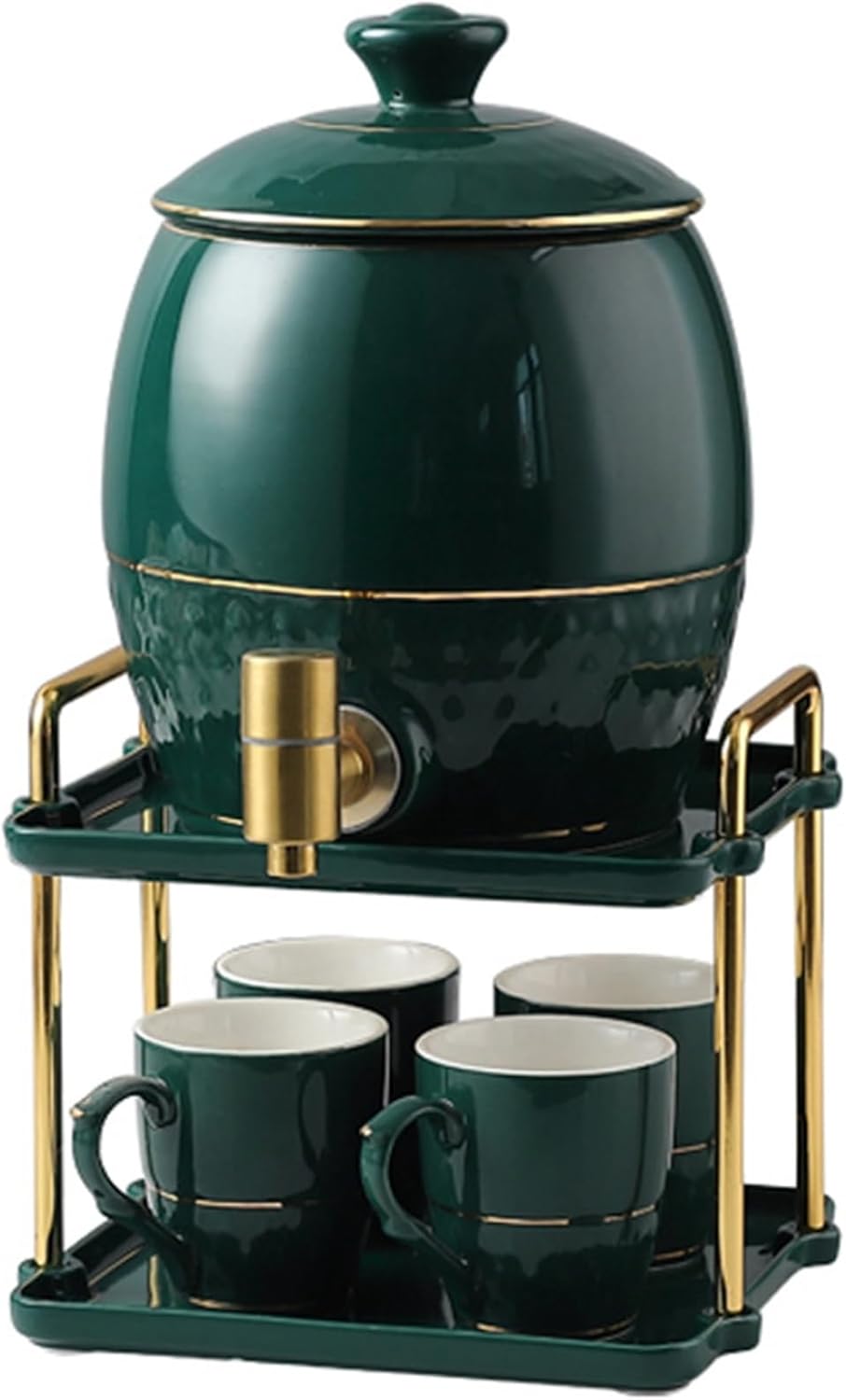 ドリンクピッチャー ウォーターピッチャー 冷水筒 麦茶ポット 蛇口付き 3.5L/5L 大容量 冷水容器 ボト..